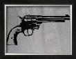 Gun, C.1981 (Black On Gray) by Andy Warhol Limited Edition Print