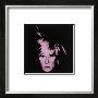 Self-Portrait, C.1986 (Pink On Black 2) by Andy Warhol Limited Edition Print