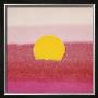 Sunset, C.1972 (Hot Pink, Pink, Yellow) by Andy Warhol Limited Edition Print