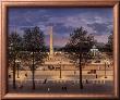 Place De La Concorde, La Nuit by Michel Delacroix Limited Edition Pricing Art Print