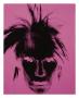 Self-Portrait, C.1986 (Black Andy On Pink) by Andy Warhol Limited Edition Print