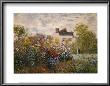 The Artist's Garden At Argenteuil by Claude Monet Limited Edition Print
