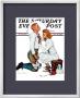 Letter Sweater (Boy & Girl) Saturday Evening Post Cover, November 19,1938 by Norman Rockwell Limited Edition Print