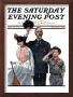 Salute To Colors Saturday Evening Post Cover, May 12,1917 by Norman Rockwell Limited Edition Print