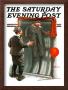 Boy In Mirror Or Distortion Saturday Evening Post Cover, August 13,1921 by Norman Rockwell Limited Edition Pricing Art Print