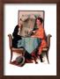 Breakfast Table Or Behind The Newspaper, August 23,1930 by Norman Rockwell Limited Edition Print