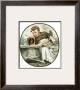 Mom's Helper Or Peeling Potatoes, January 29,1921 by Norman Rockwell Limited Edition Pricing Art Print