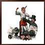 Circus Strongman, June 3,1916 by Norman Rockwell Limited Edition Pricing Art Print