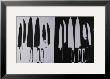 Knives, C.1982 (Silver And Black) by Andy Warhol Limited Edition Print