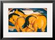 Little Yellow Horses, C.1912 by Franz Marc Limited Edition Print