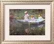 The Boat At Giverny by Claude Monet Limited Edition Print