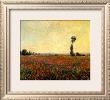 Poppy Landscape by Claude Monet Limited Edition Print