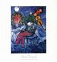 Violoniste Bleu (Embossed Seal) by Marc Chagall Limited Edition Pricing Art Print