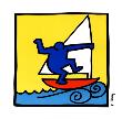 Red Boat, 1987 by Keith Haring Limited Edition Pricing Art Print