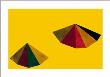 Pyramid On Yellow, C.1986 by Sol Lewitt Limited Edition Pricing Art Print