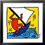 Untitled, 1987 (Blue Boat) by Keith Haring Limited Edition Print