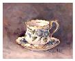 Morning Glory Teacup by Barbara Mock Limited Edition Pricing Art Print