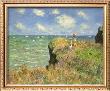 Cliff Walk At Pourville, 1882 by Claude Monet Limited Edition Print
