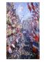 The Rue Montorgeuil, Paris, 30 June 1878 by Claude Monet Limited Edition Pricing Art Print
