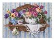 Pansies And Lace by Barbara Mock Limited Edition Print