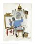 Triple Self Portrait by Norman Rockwell Limited Edition Pricing Art Print