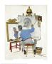 Triple Self Portrait by Norman Rockwell Limited Edition Print