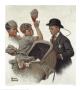 Boy With Baby Carriage by Norman Rockwell Limited Edition Print