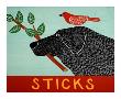 Sticks by Stephen Huneck Limited Edition Pricing Art Print