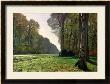 The Road To Bas-Breau, Fontainebleau, Circa 1865 by Claude Monet Limited Edition Print