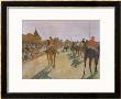 The Parade, Or Race Horses In Front Of The Stands, Circa 1866-68 by Edgar Degas Limited Edition Print