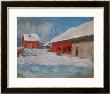Red Houses At Bjoernegaard, Norway, 1895 by Claude Monet Limited Edition Print