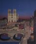 Faã§Ade De Notre Dame La Nuit by Michel Delacroix Limited Edition Print