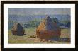 The Haystacks, End Of Summer, Giverny, 1891 by Claude Monet Limited Edition Print