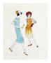 Two Female Fashion Figures, C.1960 by Andy Warhol Limited Edition Print