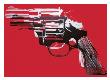 Guns, C.1981-82 (White And Black On Red) by Andy Warhol Limited Edition Pricing Art Print