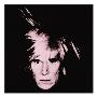 Self-Portrait, C.1986 (Pink On Black) by Andy Warhol Limited Edition Print