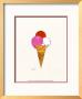 Ice Cream Dessert, C.1959 (Red, Pink And White) by Andy Warhol Limited Edition Print