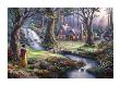 Snow White Discovers The Cottage by Thomas Kinkade Limited Edition Print