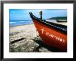 Fishing Boats On Beach, Arambol, India by Michael Taylor Limited Edition Print