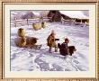 The Sledding Party by Robert Duncan Limited Edition Pricing Art Print