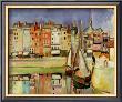 Old Houses Along The Honfleur Dock, 1906 by Raoul Dufy Limited Edition Print