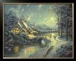 Christmas Moonlight by Thomas Kinkade Limited Edition Pricing Art Print