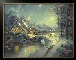 Christmas Moonlight by Thomas Kinkade Limited Edition Print