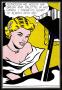 Girl At Piano, 1963 by Roy Lichtenstein Limited Edition Pricing Art Print