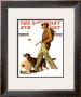 Autumn Stroll Saturday Evening Post Cover, November 16,1935 by Norman Rockwell Limited Edition Print