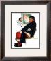 See Him At Drysdales (Santa On Train), December 28,1940 by Norman Rockwell Limited Edition Print