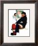 See Him At Drysdales (Santa On Train), December 28,1940 by Norman Rockwell Limited Edition Print