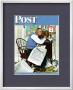 Armchair General Saturday Evening Post Cover, April 29,1944 by Norman Rockwell Limited Edition Print