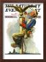 Gilding The Eagle Or Painting The Flagpole Saturday Evening Post Cover, May 26,1928 by Norman Rockwell Limited Edition Print