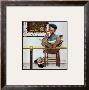 Lion And His Keeper, January 9,1954 by Norman Rockwell Limited Edition Pricing Art Print